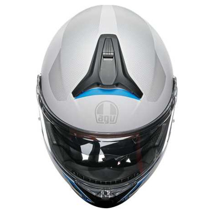 AGV TOURMODULAR FREQUENCY, Wit-Grijs-Blauw (7 van 11)