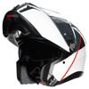 AGV TOURMODULAR BALANCE, Wit-Grijs-Rood (Afbeelding 10 van 13)