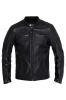 John Doe Leather Jacket Dexter Black, Zwart (Afbeelding 1 van 2)