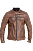 John Doe Leather Jacket Dexter Brown, Bruin (Afbeelding 1 van 2)