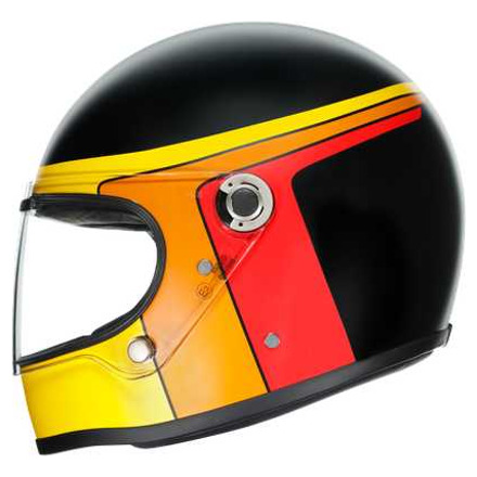 AGV X3000  E2205 MULTI, Zwart-Rood-Oranje-Geel (4 van 6)