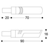 Barracuda Knipperlichten Idea B-lux (paar), Zilver (Afbeelding 4 van 4)