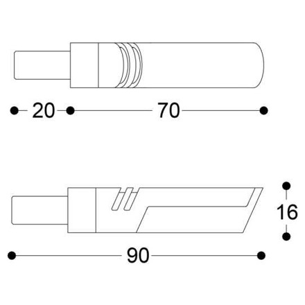 Barracuda Knipperlichten Idea B-lux (paar), Zilver (4 van 4)