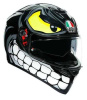 AGV K3 SV E2205 MULTI MPLK ANGRY BLACK, Zwart (Afbeelding 1 van 8)