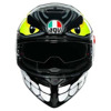 AGV K3 SV E2205 MULTI MPLK ANGRY BLACK, Zwart (Afbeelding 2 van 8)