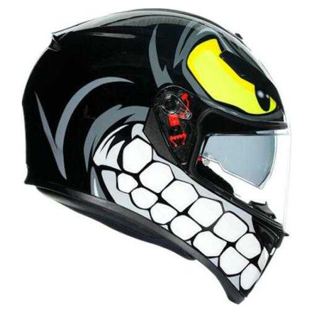 AGV K3 SV E2205 MULTI MPLK ANGRY BLACK, Zwart (3 van 8)