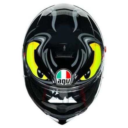 AGV K3 SV E2205 MULTI MPLK ANGRY BLACK, Zwart (8 van 8)