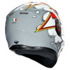 AGV K3 SV E2205 MULTI MPLK BUBBLE Integraalhelm, Wit-Grijs-Rood (Afbeelding 6 van 7)