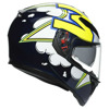 AGV K3 SV E2205 MULTI MPLK BUBBLE Integraalhelm, Blauw-Geel-Wit (Afbeelding 2 van 7)