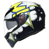 AGV K3 SV E2205 MULTI MPLK BUBBLE Integraalhelm, Blauw-Geel-Wit (Afbeelding 3 van 7)