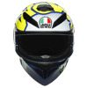 AGV K3 SV E2205 MULTI MPLK BUBBLE Integraalhelm, Blauw-Geel-Wit (Afbeelding 4 van 7)