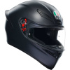 AGV K1 S  E2206 MATT BLACK, Mat Zwart (Afbeelding 1 van 7)