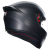 AGV K1 S  E2206 MATT BLACK, Mat Zwart (Afbeelding 6 van 7)