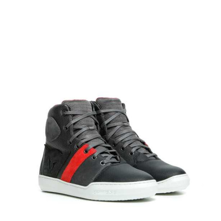 Dainese YORK AIR LADY SHOES, Zwart-Rood (1 van 12)