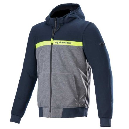 Alpinestars CHROME STREET MOTORHOODIE, Blauw-Grijs (1 van 1)