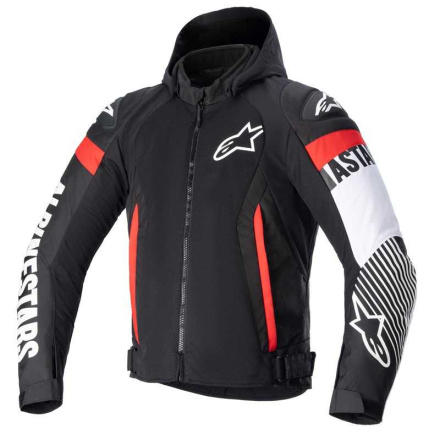 Alpinestars Zaca Air Jacket, Zwart-Wit-Rood-Fluor (1 van 1)