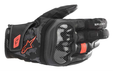 Alpinestars SMX Z Drystar Motorhandschoenen, Zwart-Rood-Fluor (1 van 1)