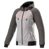 STELLA CHROME SPORT HOODIE - Antraciet-Grijs-Roze