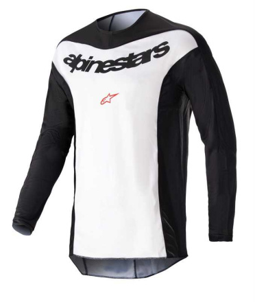 Alpinestars FLUID LURV JERSEY, Zwart-Wit (1 van 1)