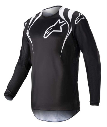 Alpinestars FLUID NARIN JERSEY, Zwart-Wit (1 van 1)