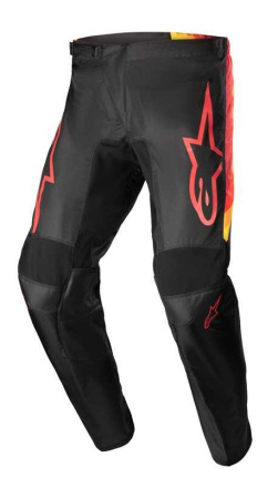 FLUID CORSA PANTS - Zwart-Oranje