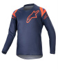 YOUTH RACER NARIN JERSEY - Blauw-Oranje