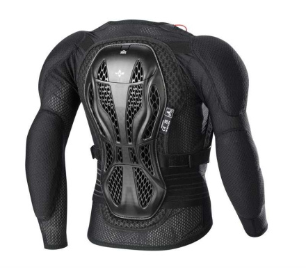 YOUTH BIONIC ACTION V2 PROTECTION JACKET - Zwart