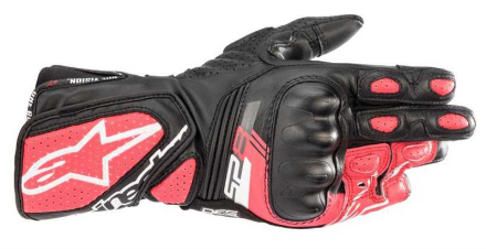 Alpinestars STELLA SP-8 V3 GLOVES, Zwart-Wit-Roze (1 van 1)