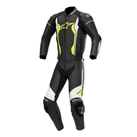GP Force 2PC Suit - Zwart-Wit-Fluor