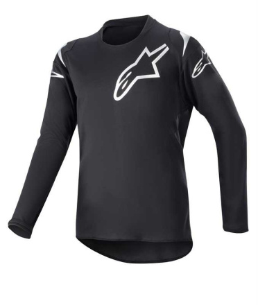 YOUTH RACER GRAPHITE JERSEY - Zwart-Fluor