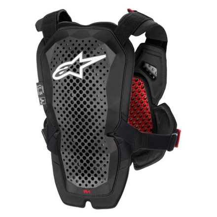 Alpinestars A-1 PRO CHEST PROTECTOR, Zwart-Rood (1 van 1)