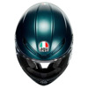 AGV K6  ECE SOLID MPLK Petrolio Matt, Mat Groen (Afbeelding 4 van 5)