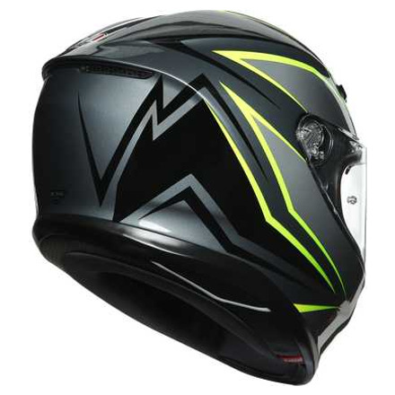 AGV K6  ECE MULTI MPLK FLASH, Zwart-Groen-Antraciet (6 van 7)