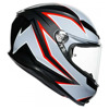 AGV K6  ECE MULTI MPLK FLASH, Zwart-Grijs-Rood (Afbeelding 2 van 5)