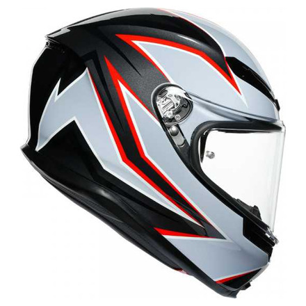 AGV K6  ECE MULTI MPLK FLASH, Zwart-Grijs-Rood (2 van 5)