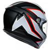 AGV K6  ECE MULTI MPLK FLASH, Zwart-Grijs-Rood (Afbeelding 3 van 3)