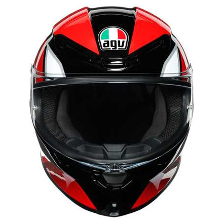 AGV K6  ECE MULTI MPLK HYPHEN, Zwart-Rood-Wit (2 van 7)