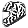 AGV K6  ECE MULT MPLK SECRET, Zwart-Wit (Afbeelding 3 van 6)