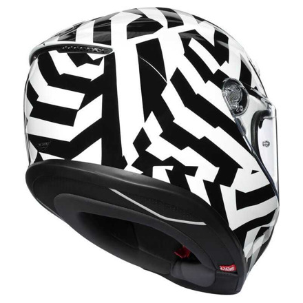 AGV K6  ECE MULT MPLK SECRET, Zwart-Wit (5 van 6)