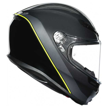 AGV K6  ECE MULTI MPLK MINIMAL, Zwart-Geel-Fluor (5 van 5)