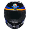 AGV K6 S  E2206 MPLK MARINI SKY RACING TEAM 2021, Zwart-Oranje-Blauw (Afbeelding 4 van 6)