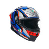 AGV K6 S  E2206 MPLK SLASHCUT, Zwart-Blauw-Rood (Afbeelding 1 van 7)