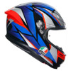 AGV K6 S  E2206 MPLK SLASHCUT, Zwart-Blauw-Rood (Afbeelding 3 van 7)