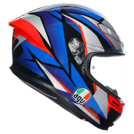 AGV K6 S  E2206 MPLK SLASHCUT, Zwart-Blauw-Rood (3 van 7)