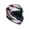 AGV K6 S  E2206 MPLK FLASH, Zwart-Grijs-Rood (Afbeelding 1 van 7)