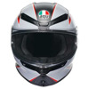 AGV K6 S  E2206 MPLK FLASH, Zwart-Grijs-Rood (Afbeelding 2 van 7)