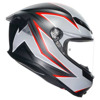 AGV K6 S  E2206 MPLK FLASH, Zwart-Grijs-Rood (Afbeelding 3 van 7)