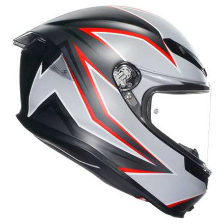 AGV K6 S  E2206 MPLK FLASH, Zwart-Grijs-Rood (3 van 7)