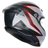 AGV K6 S  E2206 MPLK FLASH, Zwart-Grijs-Rood (Afbeelding 6 van 7)