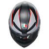 AGV K6 S  E2206 MPLK FLASH, Zwart-Grijs-Rood (Afbeelding 7 van 7)